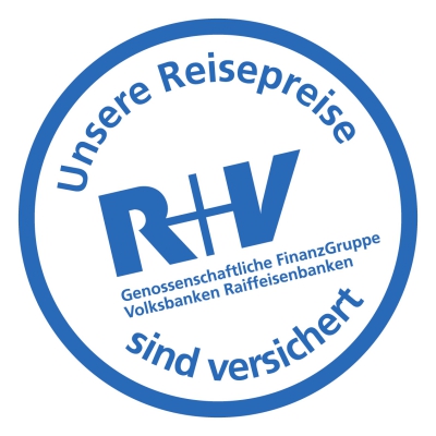 R+V: Unsere Reisepreise sind versichert