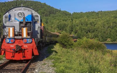 Transmongolische Eisenbahn von Moskau nach Peking