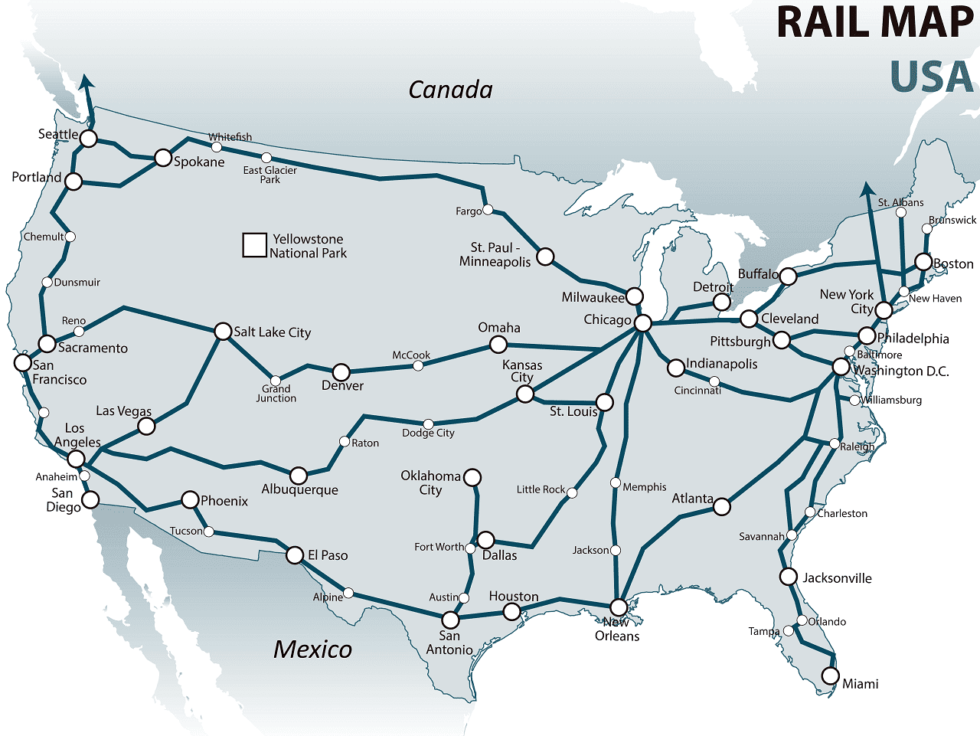 Via Train Routes Map
