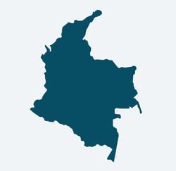 colombia map icon