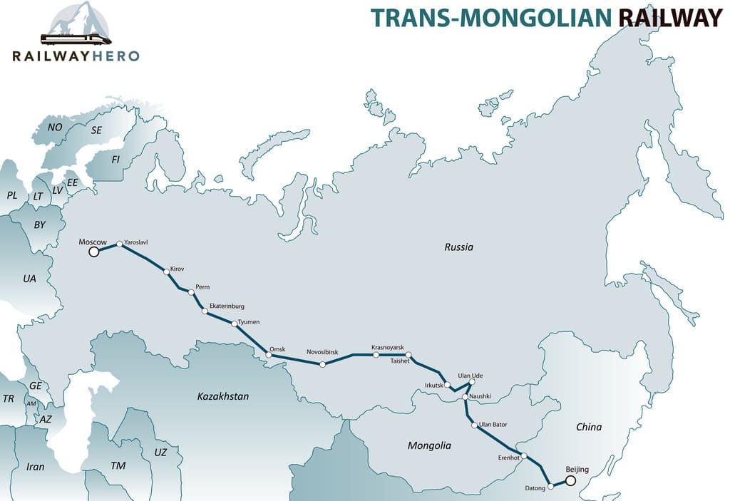 Расстояние между москвой и владивостоком по транссибирской